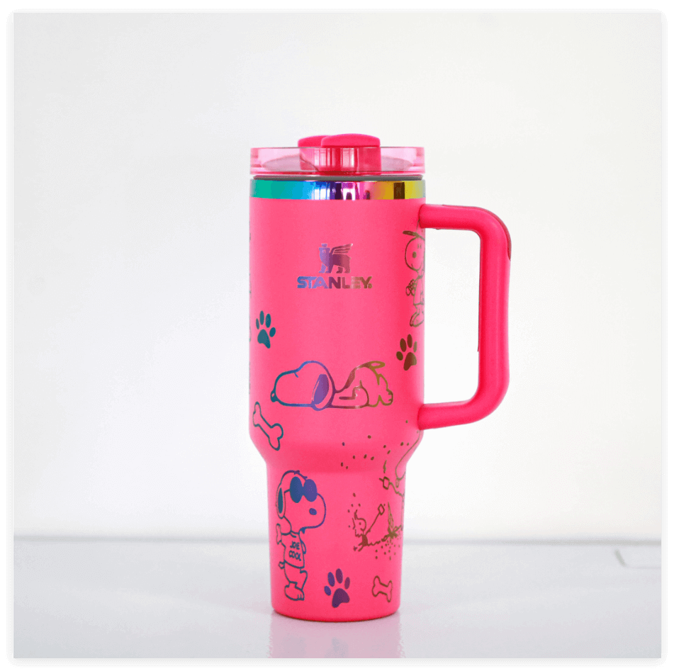 Momenvera 40oz Tumblers with Snoopy
