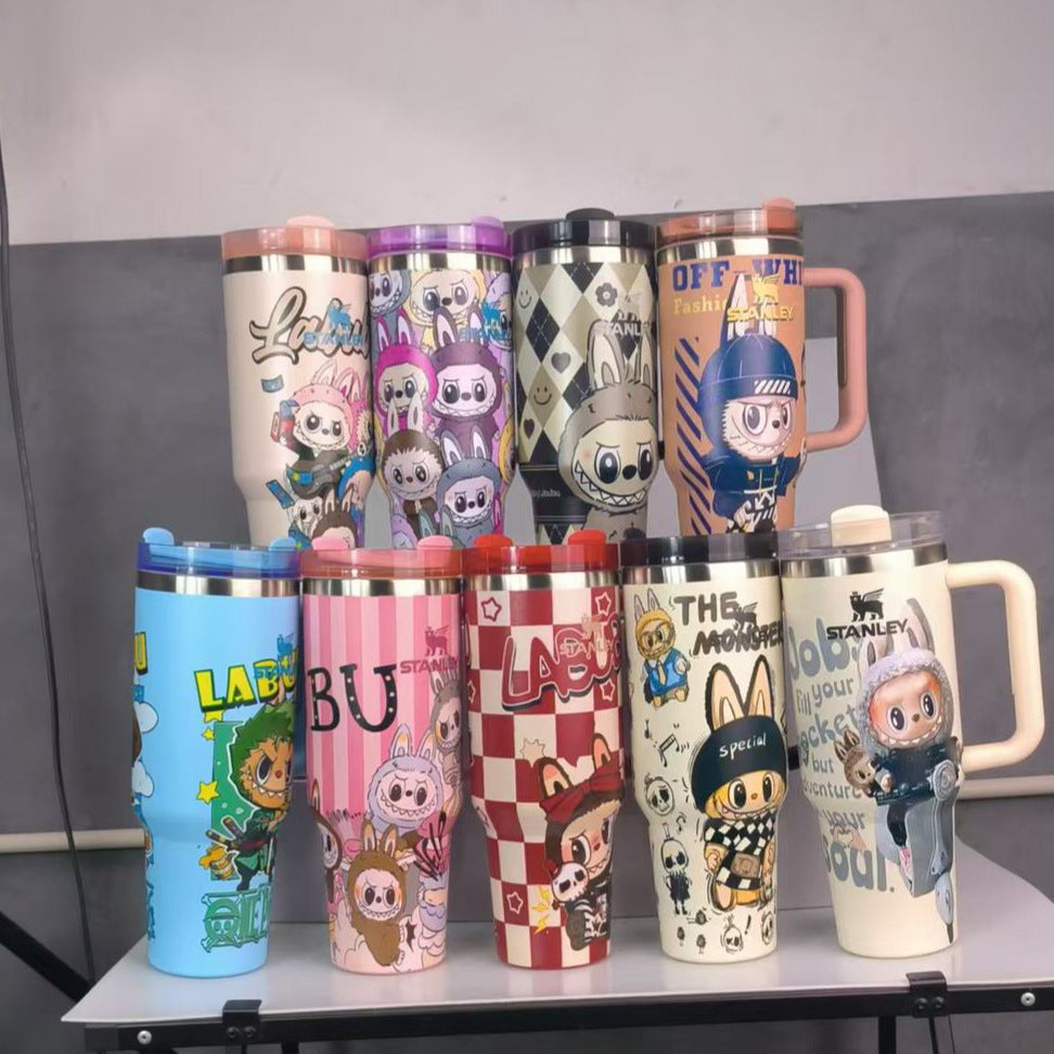 Momenvera Labubu 40oz Adventure Tumbler
