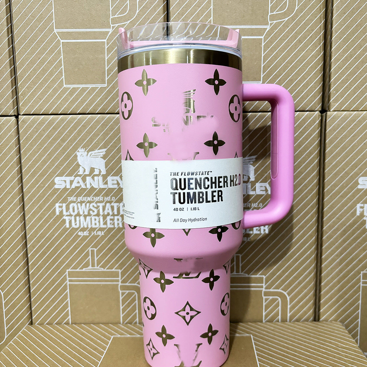 Momenvera Luxe Pattern Quencher 40oz Tumbler