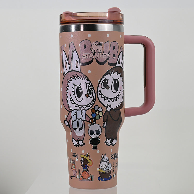 Momenvera Labubu 40oz Adventure Tumbler