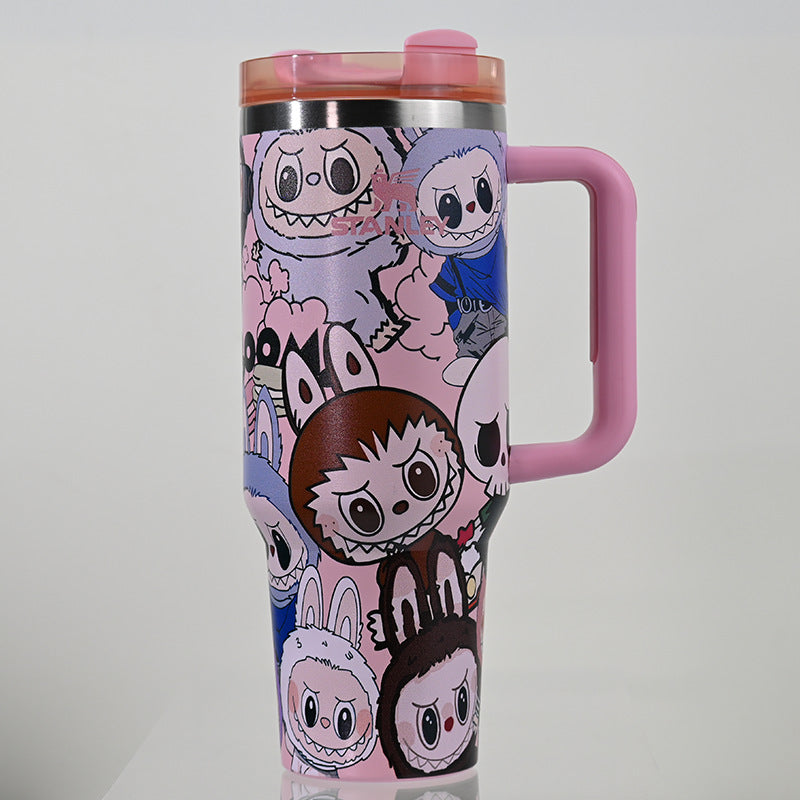 Momenvera Labubu 40oz Adventure Tumbler