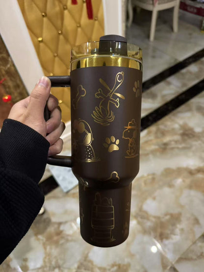 Momenvera 40oz Tumblers with Snoopy