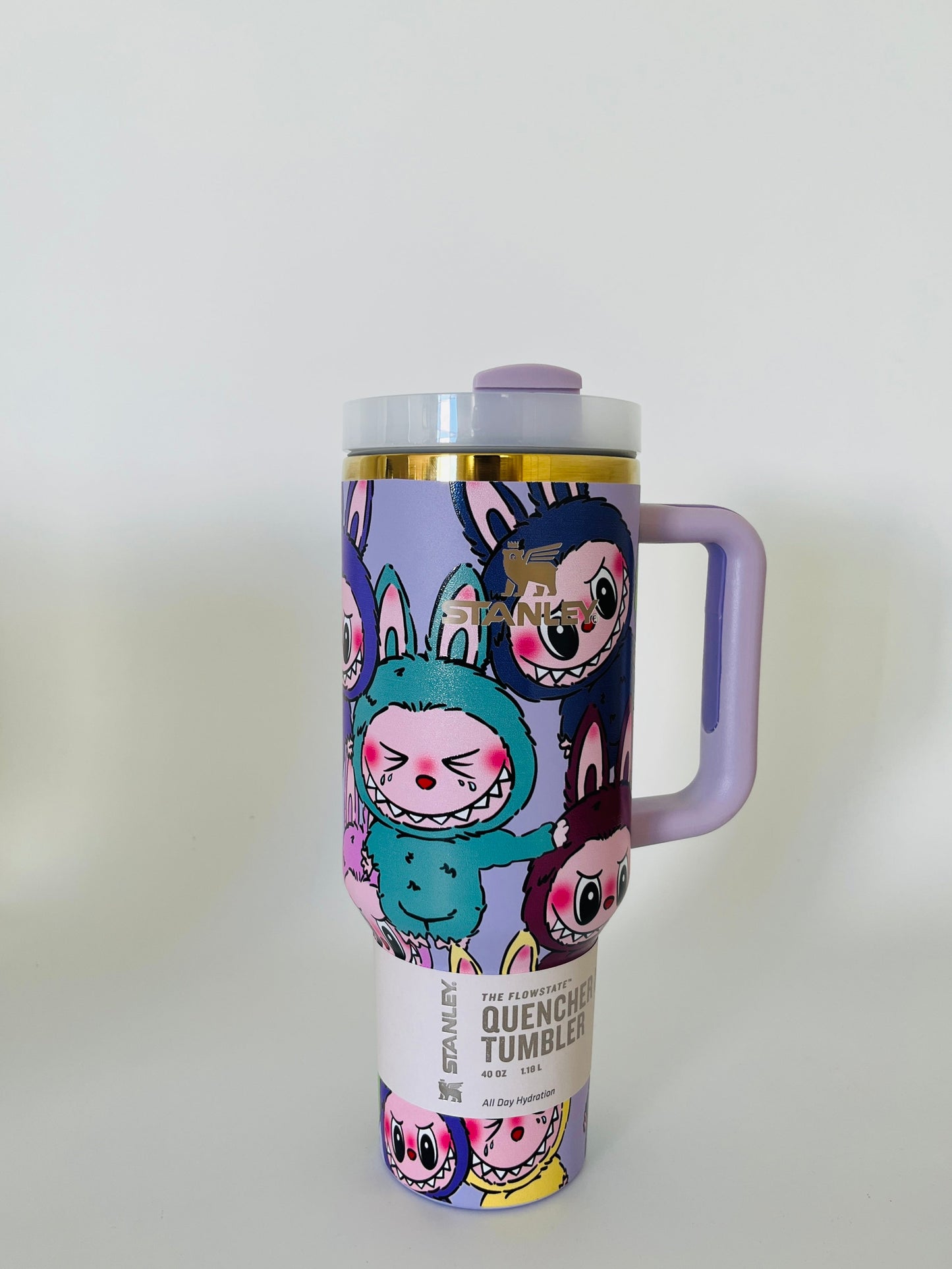 Momenvera Labubu 40oz Quencher Tumbler – Mischief Parade Edition